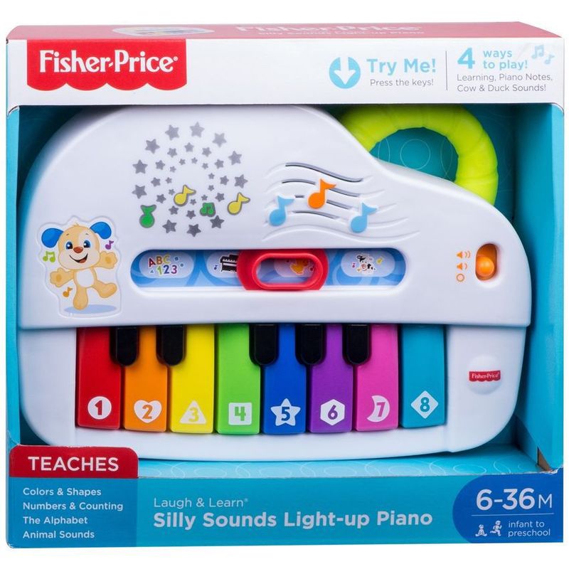 FISHER PRICE - Fisher Price Perrito Piano Sonidos Divertidos
