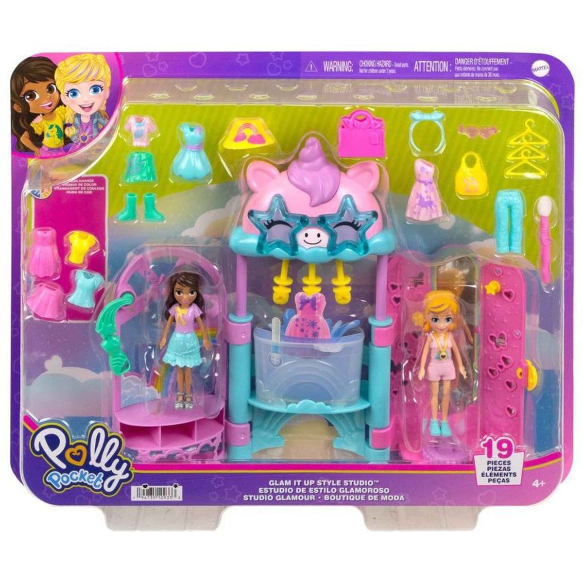 POLLY POCKET - Polly Pocket Set de Juego Boutique de Moda Mattel