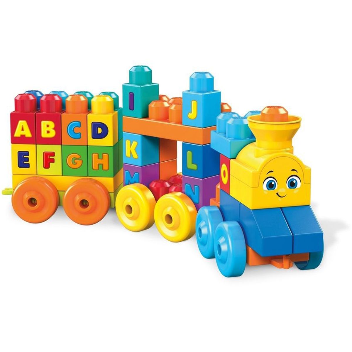 MATTEL - MEGA BLOKS ABC Tren de Aprendizaje 60 piezas