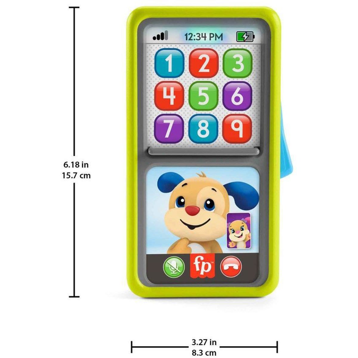 FISHER PRICE - Fisher-Price Juguete para Bebés Smartphone Aprendizaje Verde