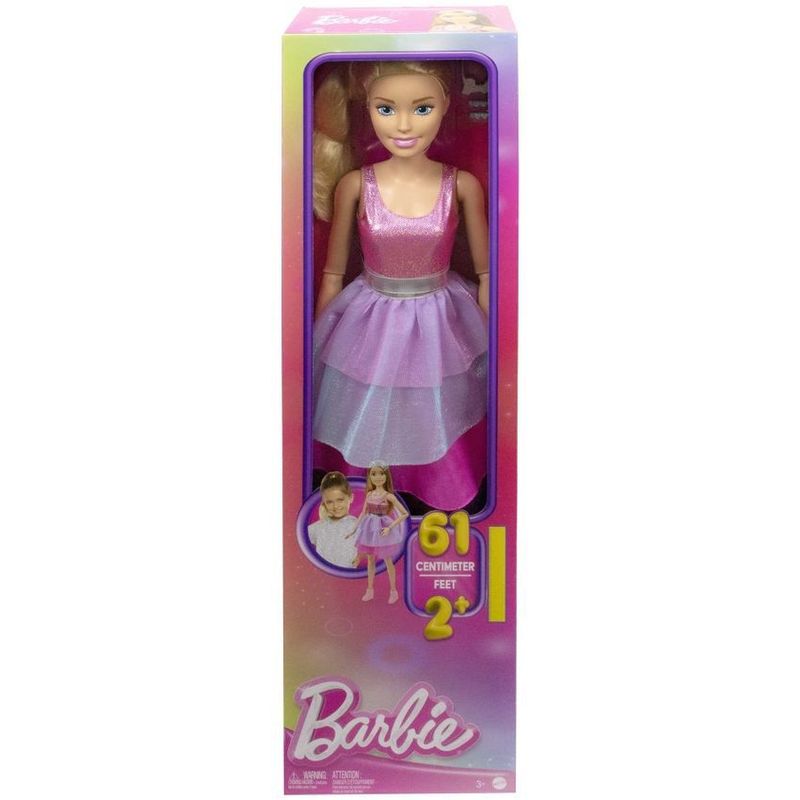 BARBIE - Barbie Muñeca Rubia Rosa Mattel