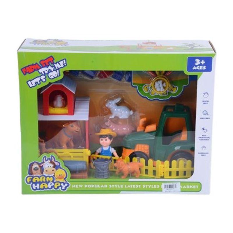 JUGUETELANDIA - Set Granja Farm Happy Caja