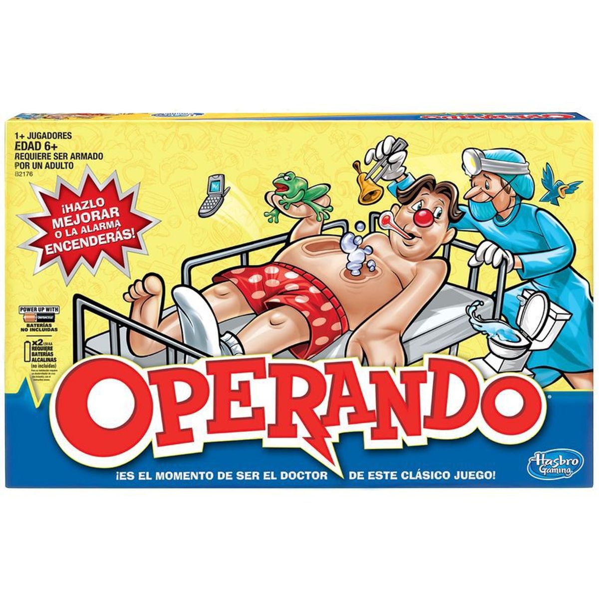 HASBRO - Juego de Mesa Operando Clásico Hasbro
