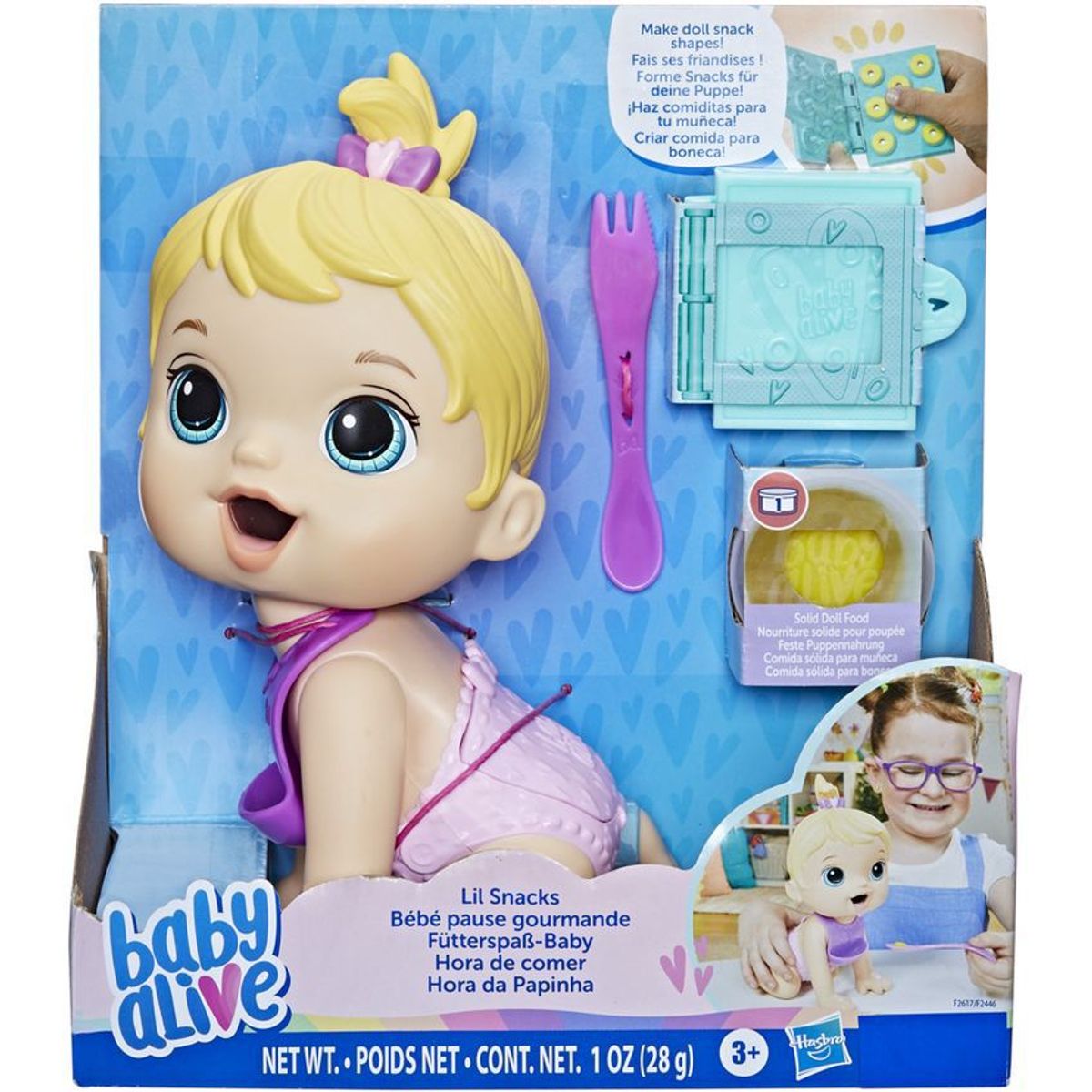 BABY ALIVE - Baby Alive Muñeca Hora De Comer Rubia Hasbro
