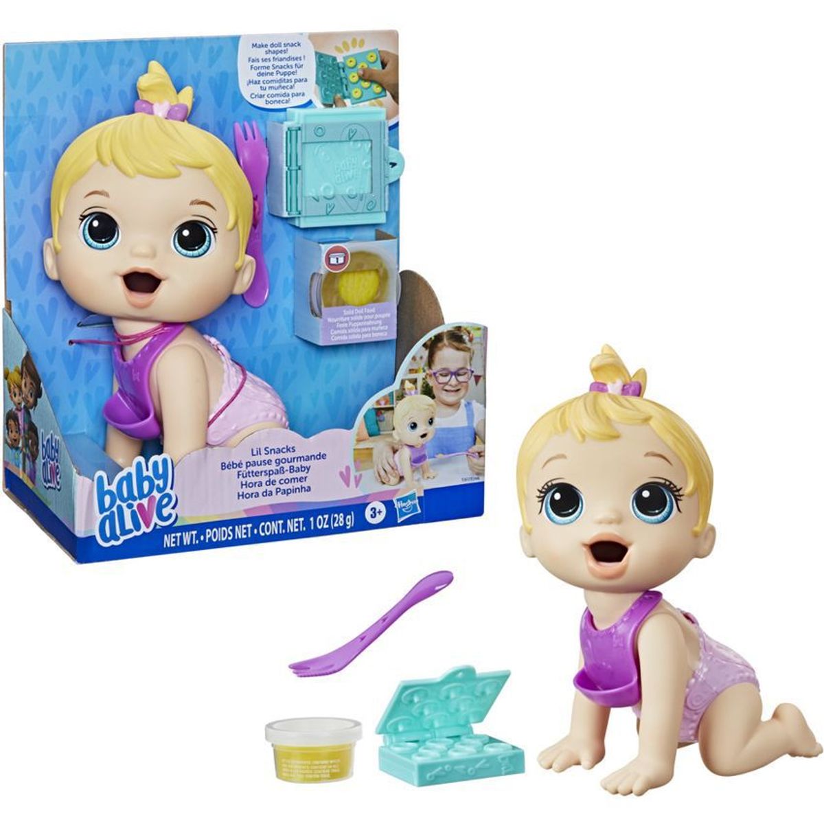 BABY ALIVE - Baby Alive Muñeca Hora De Comer Rubia Hasbro