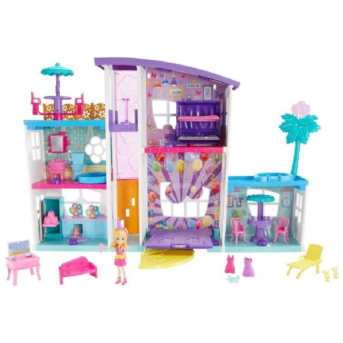 MATTEL - POLLY POCKET MEGA CASA DE SORPRESAS