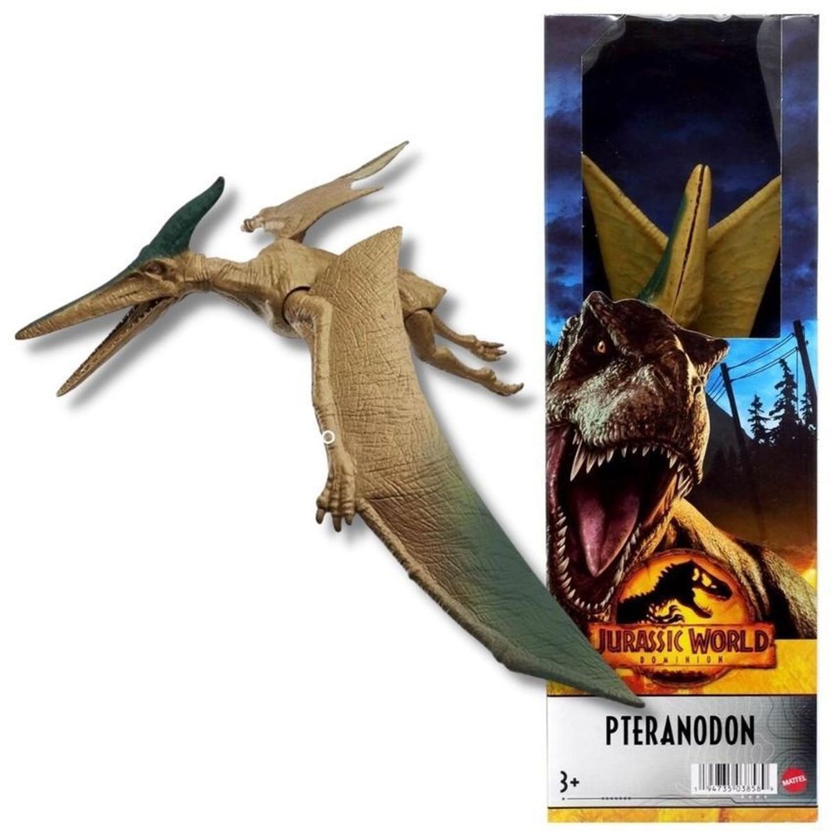 JURASSIC WORLD - Jurassic World Pteranodon Dinosaurio De 30 cm Mattel