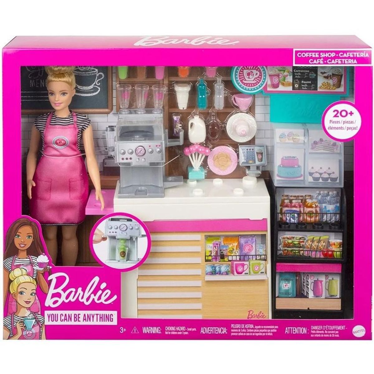 BARBIE - Barbie cafetería Set de Juego Mattel