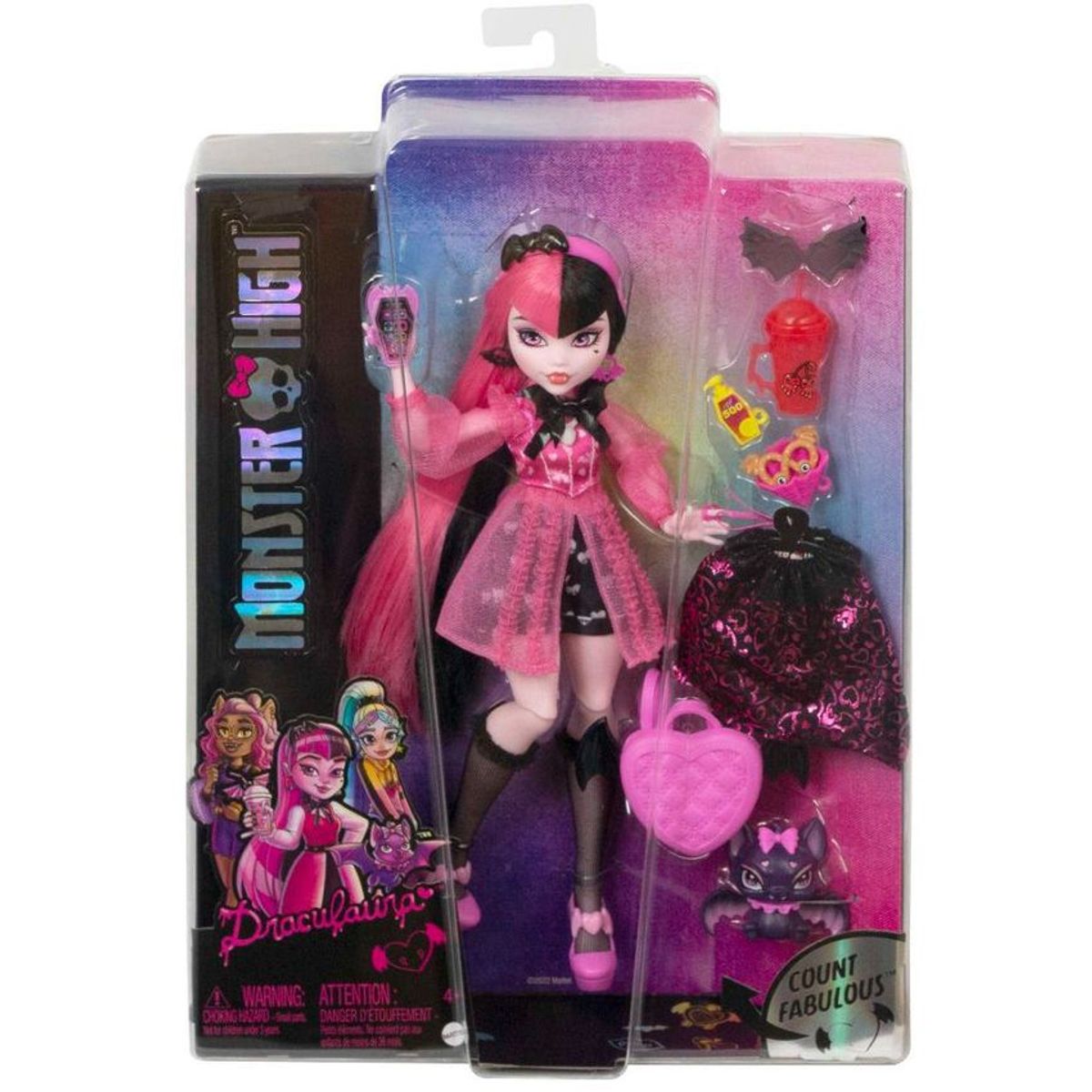 MONSTER HIGH - Monster High Muñeca Draculaura Moda Mattel