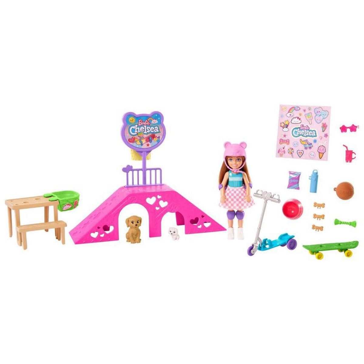 BARBIE - Barbie Set de Juego Skipper Pista de Patinaje Mattel