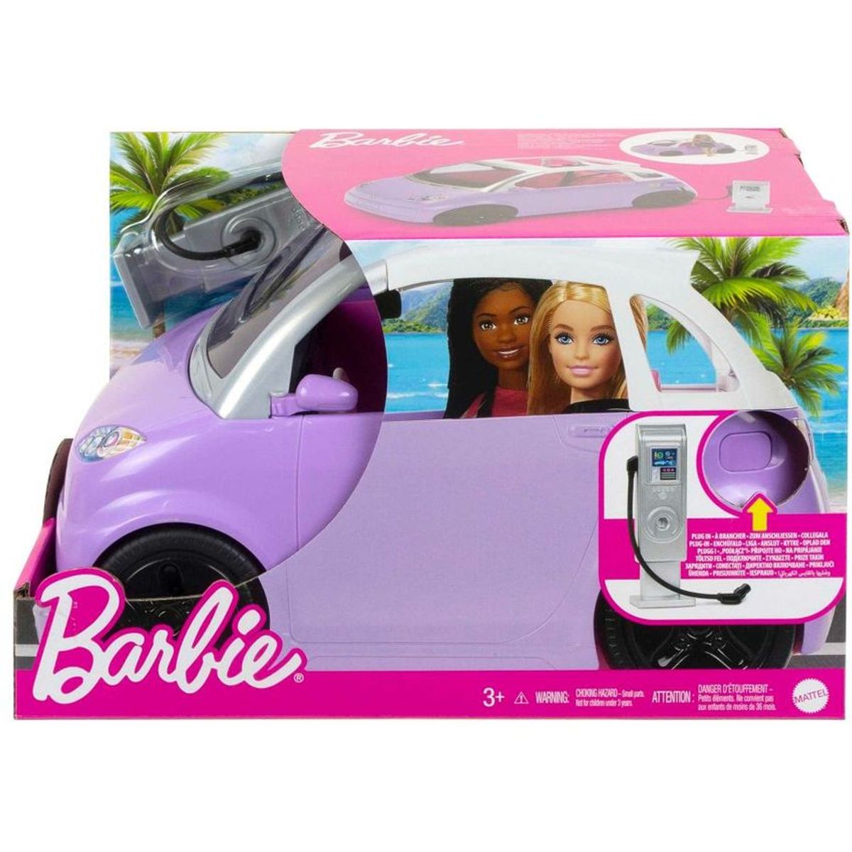 BARBIE - Barbie Vehículo para Muñecas Color Morado Mattel