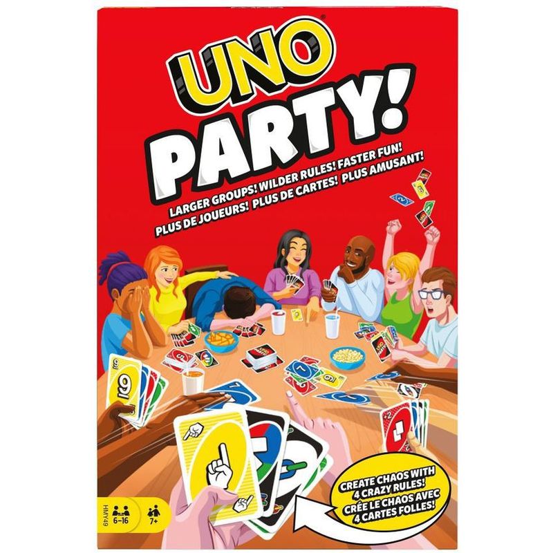 MATTEL - UNO Juego de Cartas Party Mattel