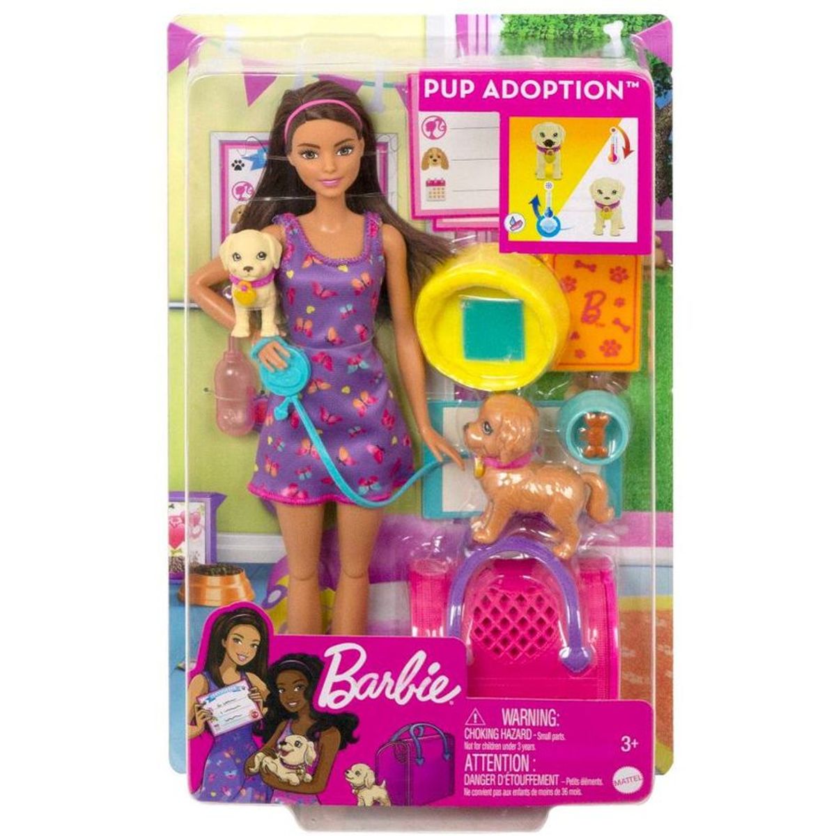 BARBIE - Barbie Set de Juego Adopta un Perrito Latina Mattel