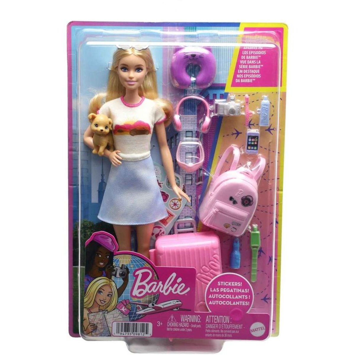 BARBIE - Barbie Muñeca Viajera Mattel