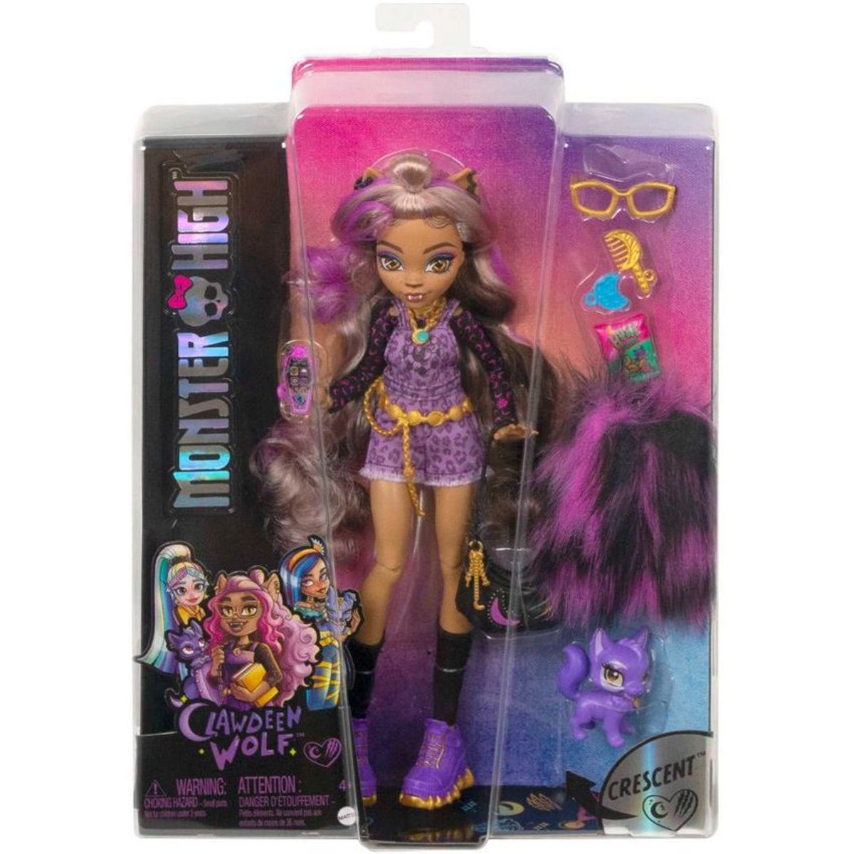 MONSTER HIGH - Monster High Muñeca Clawdeen Moda Mattel
