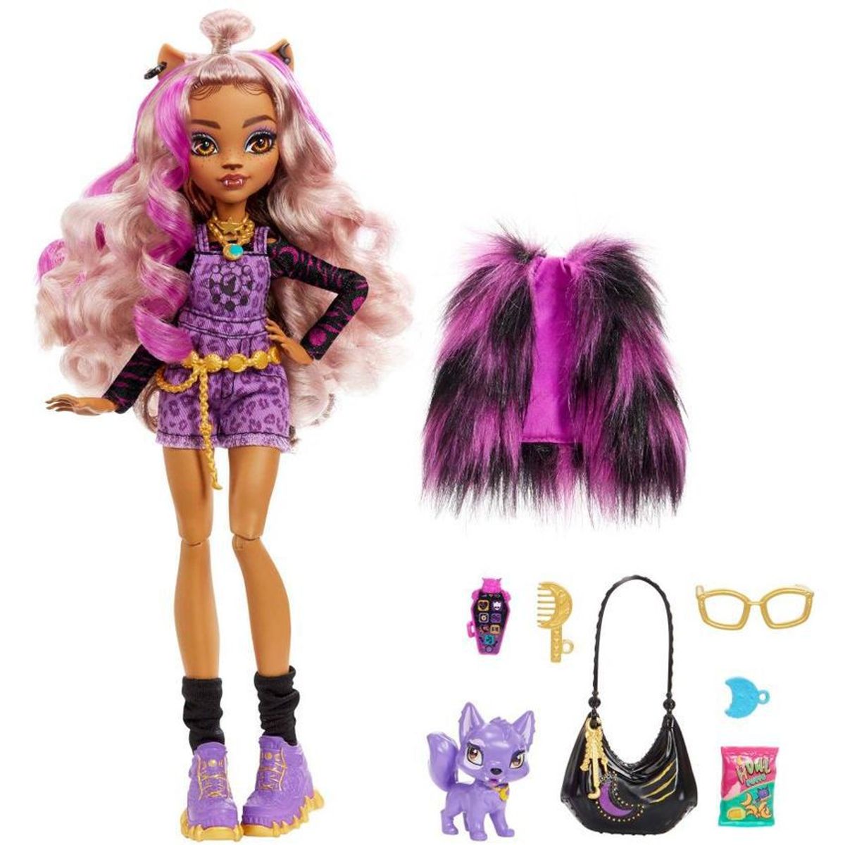 MONSTER HIGH - Monster High Muñeca Clawdeen Moda Mattel