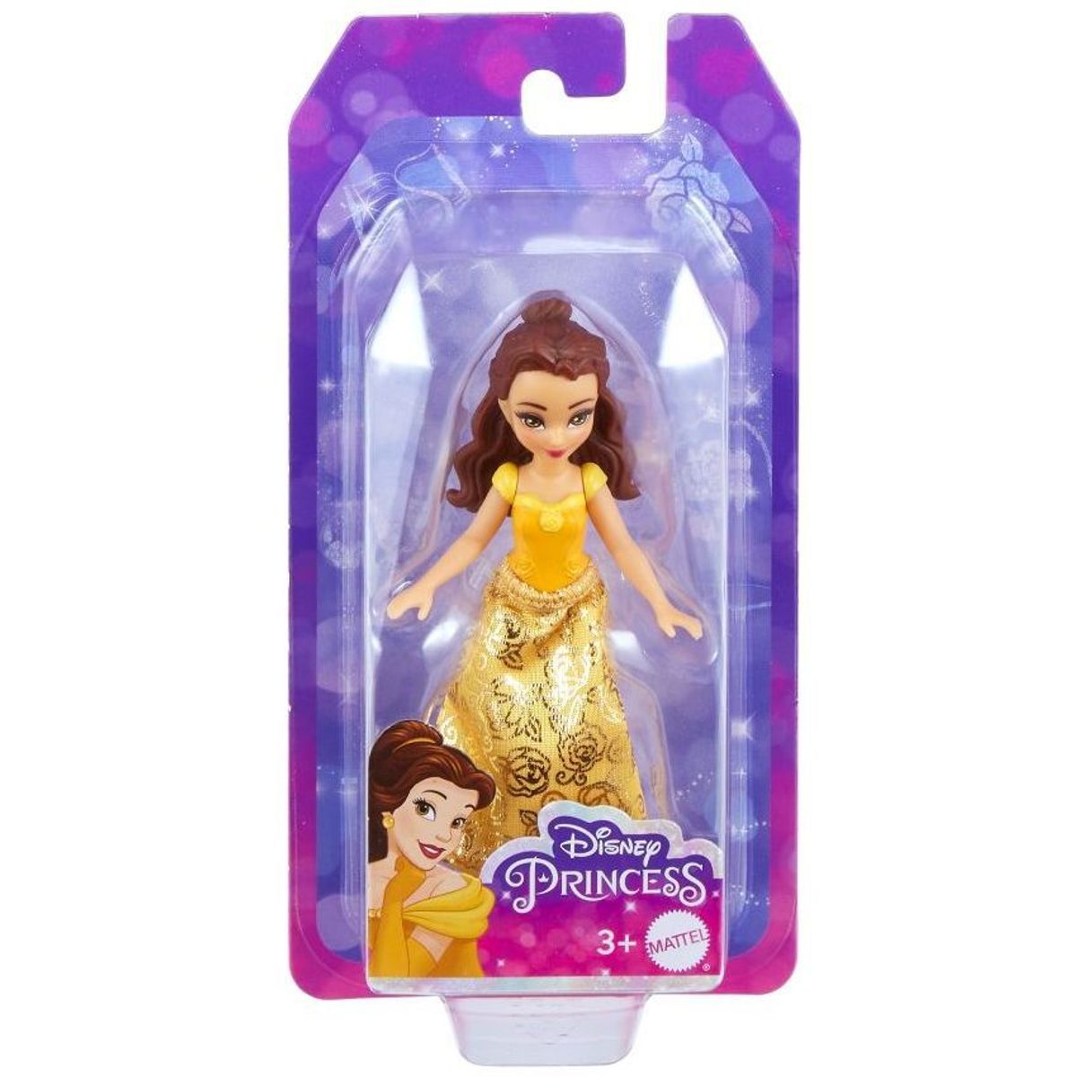 DISNEY - Disney Princesa Muñeca Mini Bella 9cm Mattel