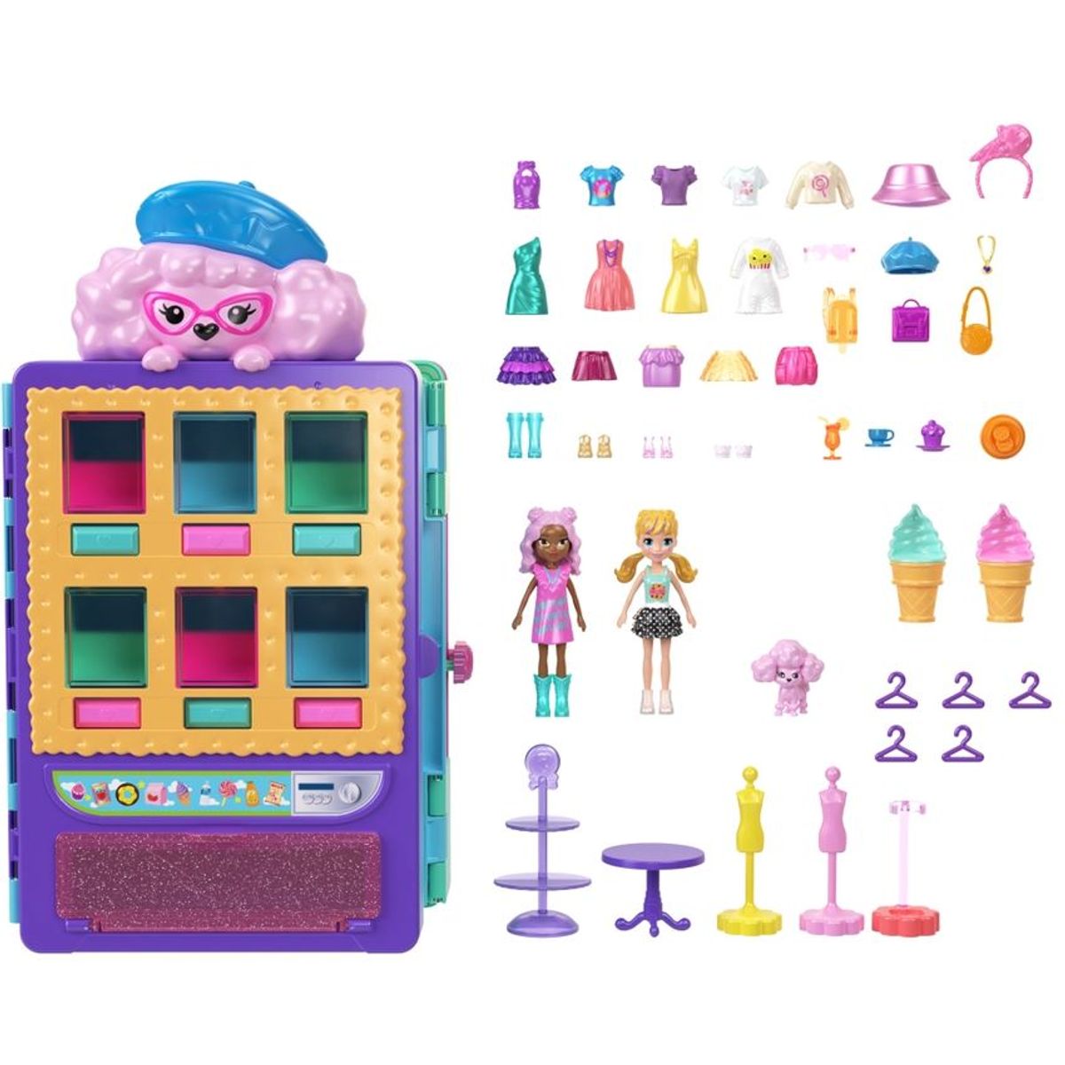 POLLY POCKET - Polly Pocket Servicio De Modas Dulces Mattel