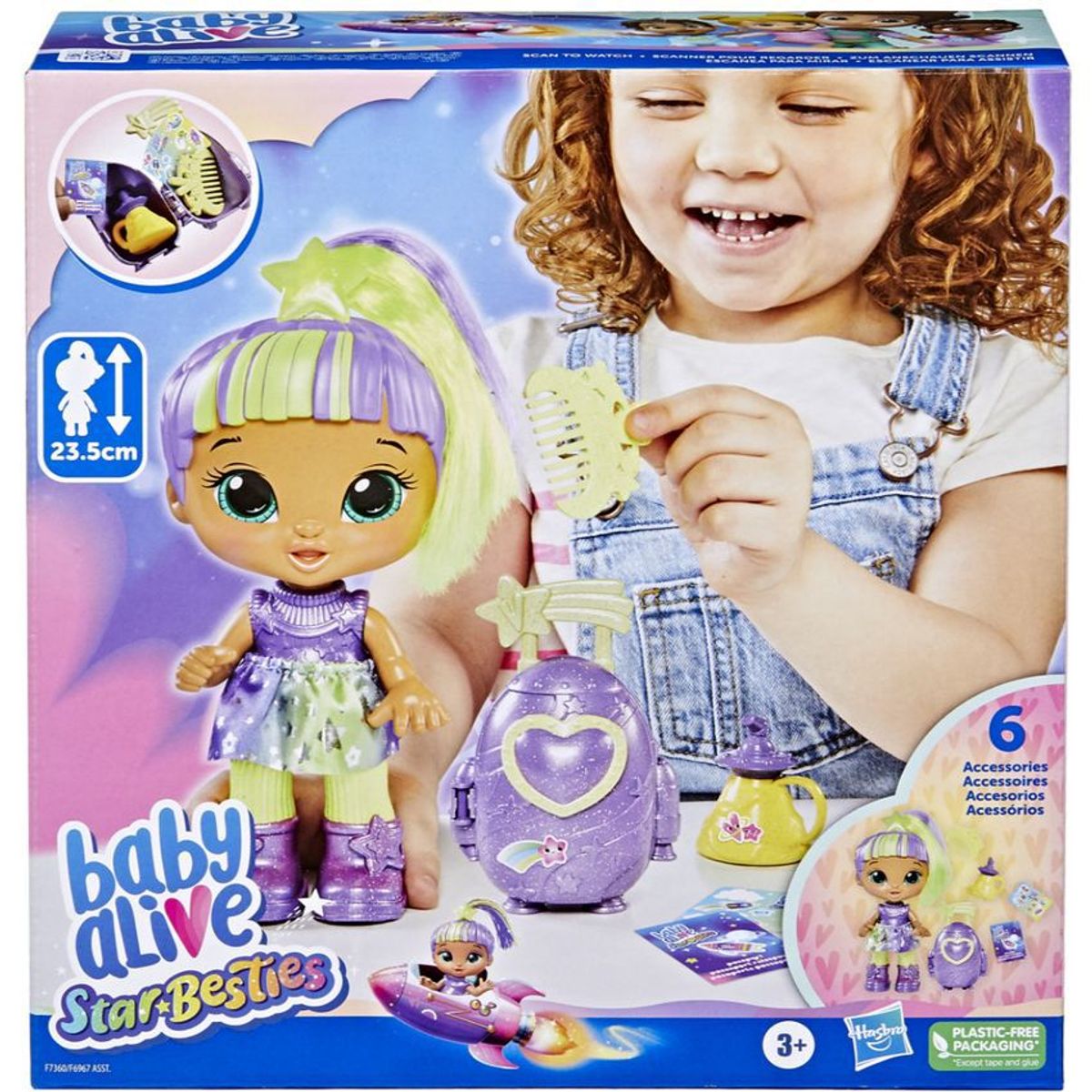 BABY ALIVE - Muñeca Baby Alive Star Besties Lovely Luna Hasbro