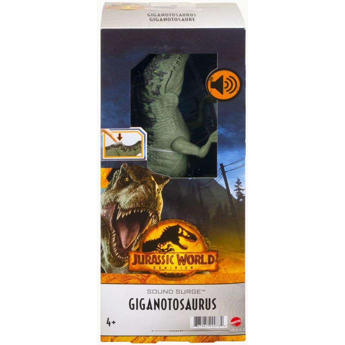 JURASSIC WORLD - Jurassic World Giganotosaurus Dinosaurio Figura De 12 Mattel