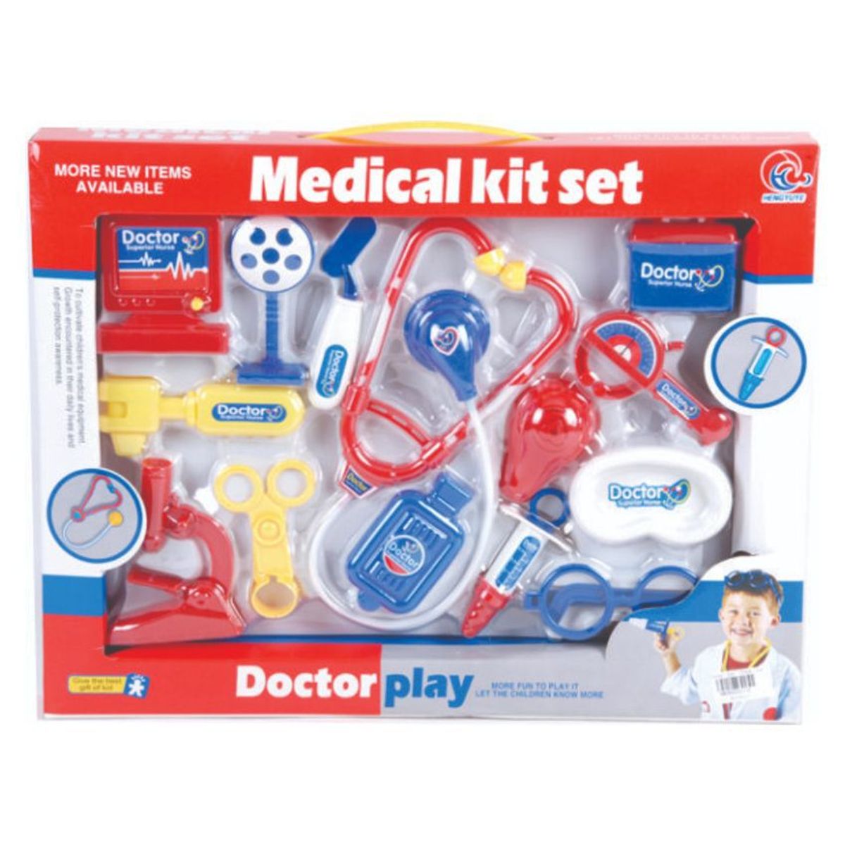 JUGUETELANDIA - SET DOCTOR MEDICAL CAJA PARA NIÑOS