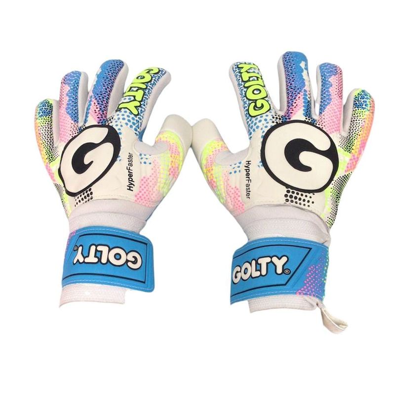 GOLTY - Guante De Futbol Golty Competicio Hyperfaster BlancoAzul