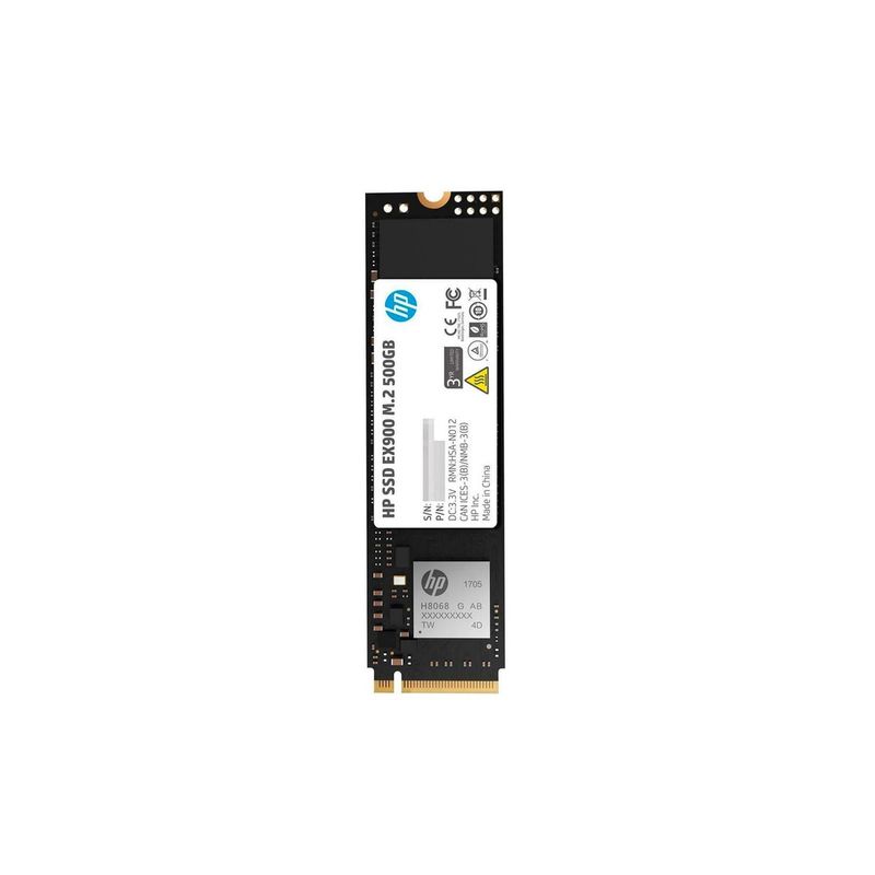 HP - Disco Duro De Estado Solido Ssd Hp 500Gb Ex900 M.2 PCIe
