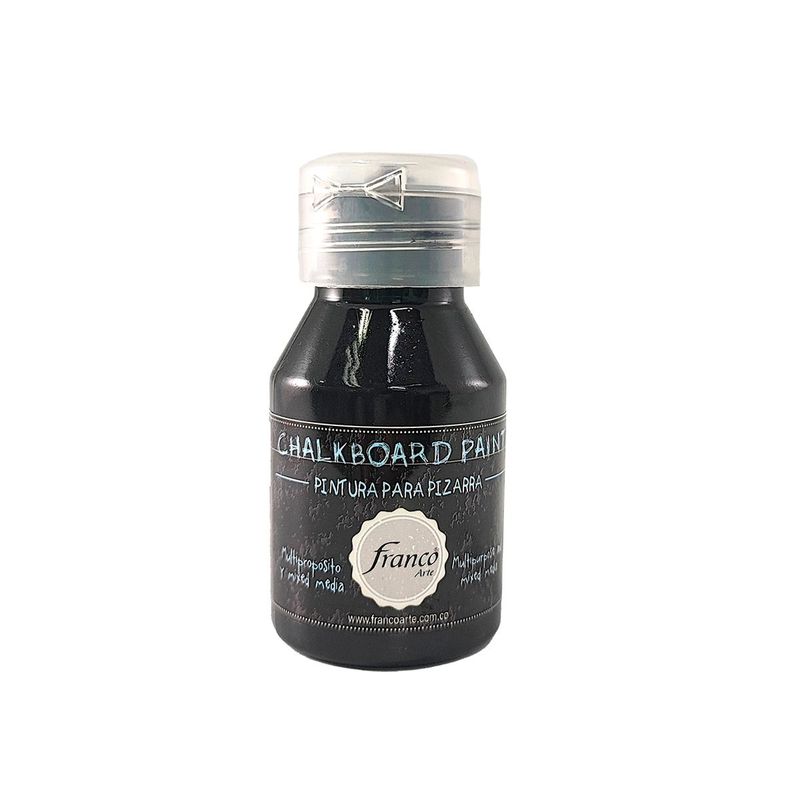 FRANCO ARTE - Pintura Para Pizarra Franco Arte, Chalk-board 60 Ml Negro