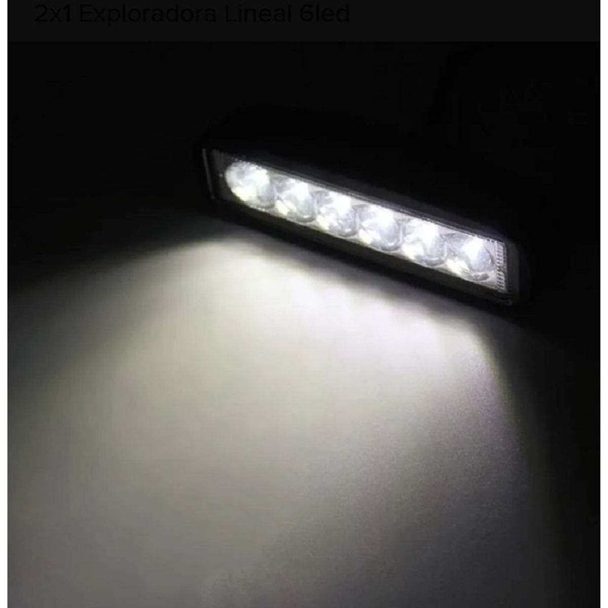 LEDMAX - 2 exploradoras aluminio 4000lm moto/carro luz blanca fija