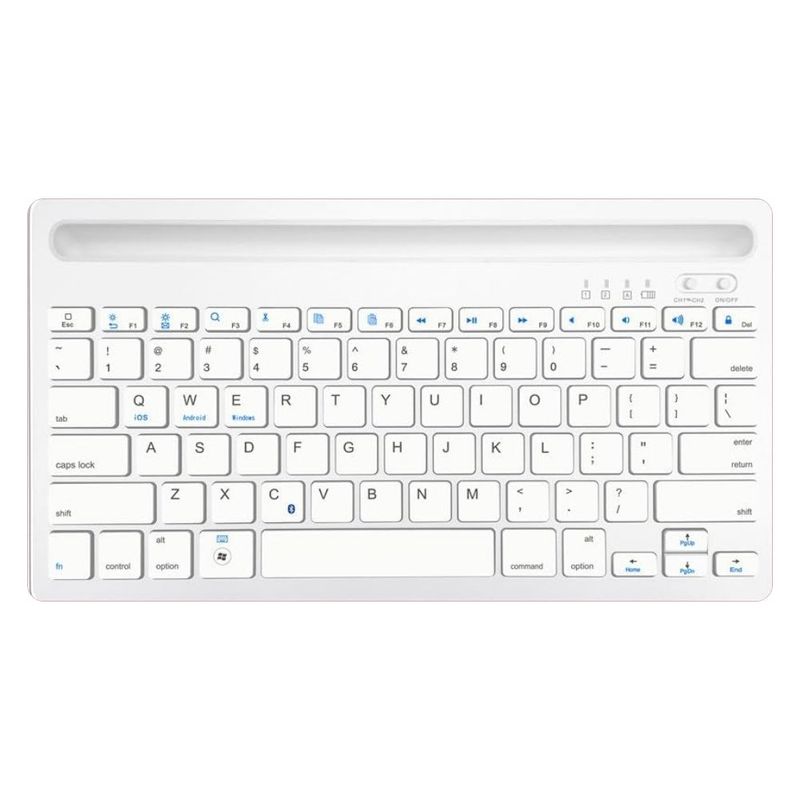 GENERICO - Teclado Inalambrico Recargable Bluetooth 2 Canales As-199