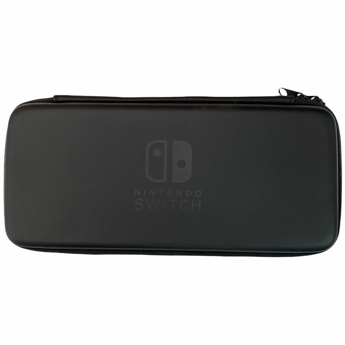GENERICO - Estuche Rigido Negro + Vidrio Templado Compatible Con Switch