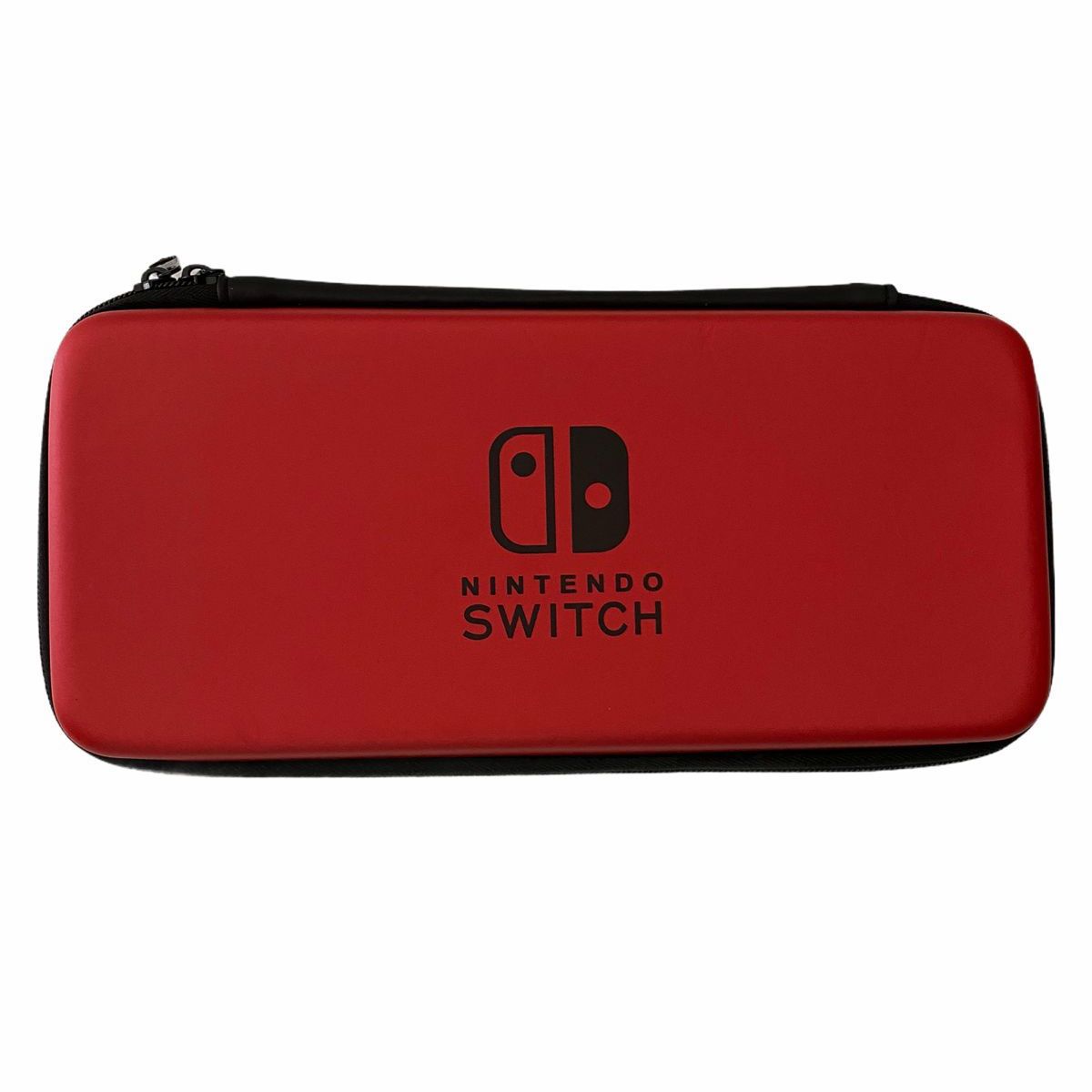 GENERICO - Estuche Rigido Rojo + Vidrio Templado Compatible Con Switch