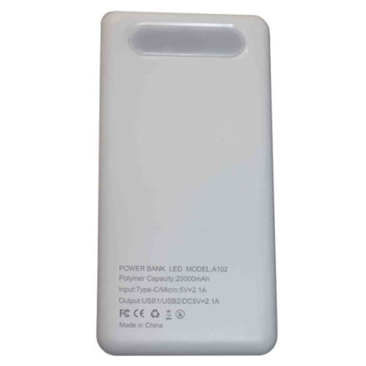 GENERICO - Power bank de 20000 mAh.