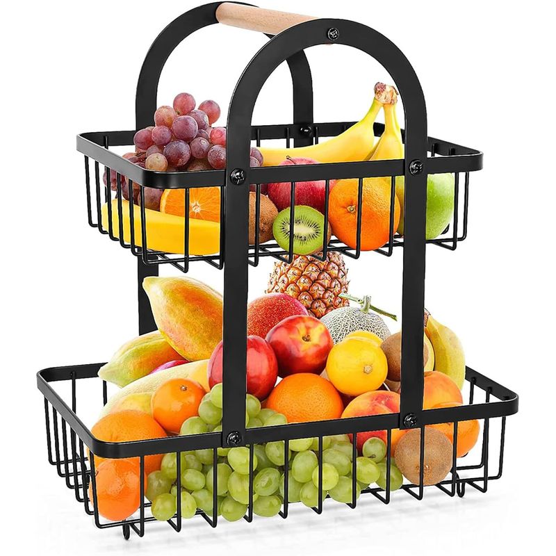 ONE PIXEL - Organizador De Frutas Y Verduras Estante De Almacenamiento De Cocina