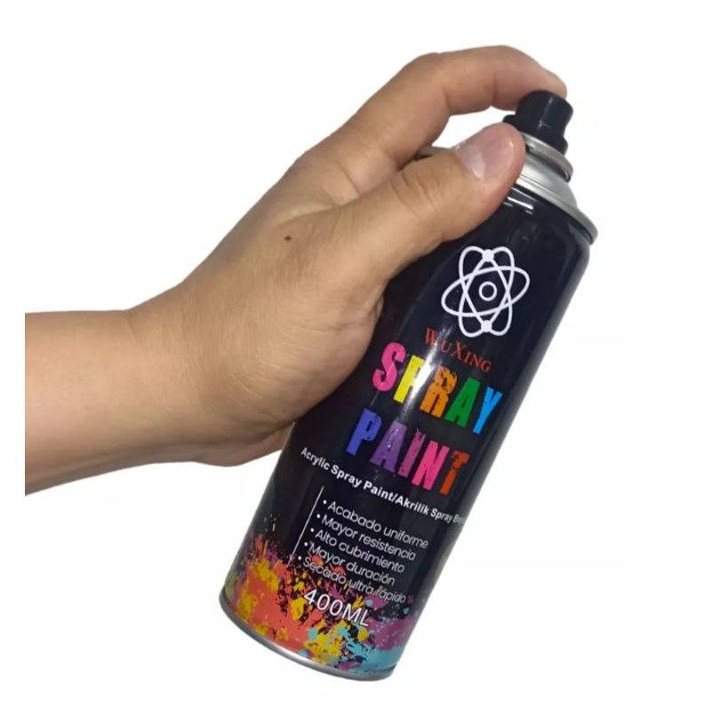 GENERICO - Pintura En Aerosol Color NEGRO mate 400ml