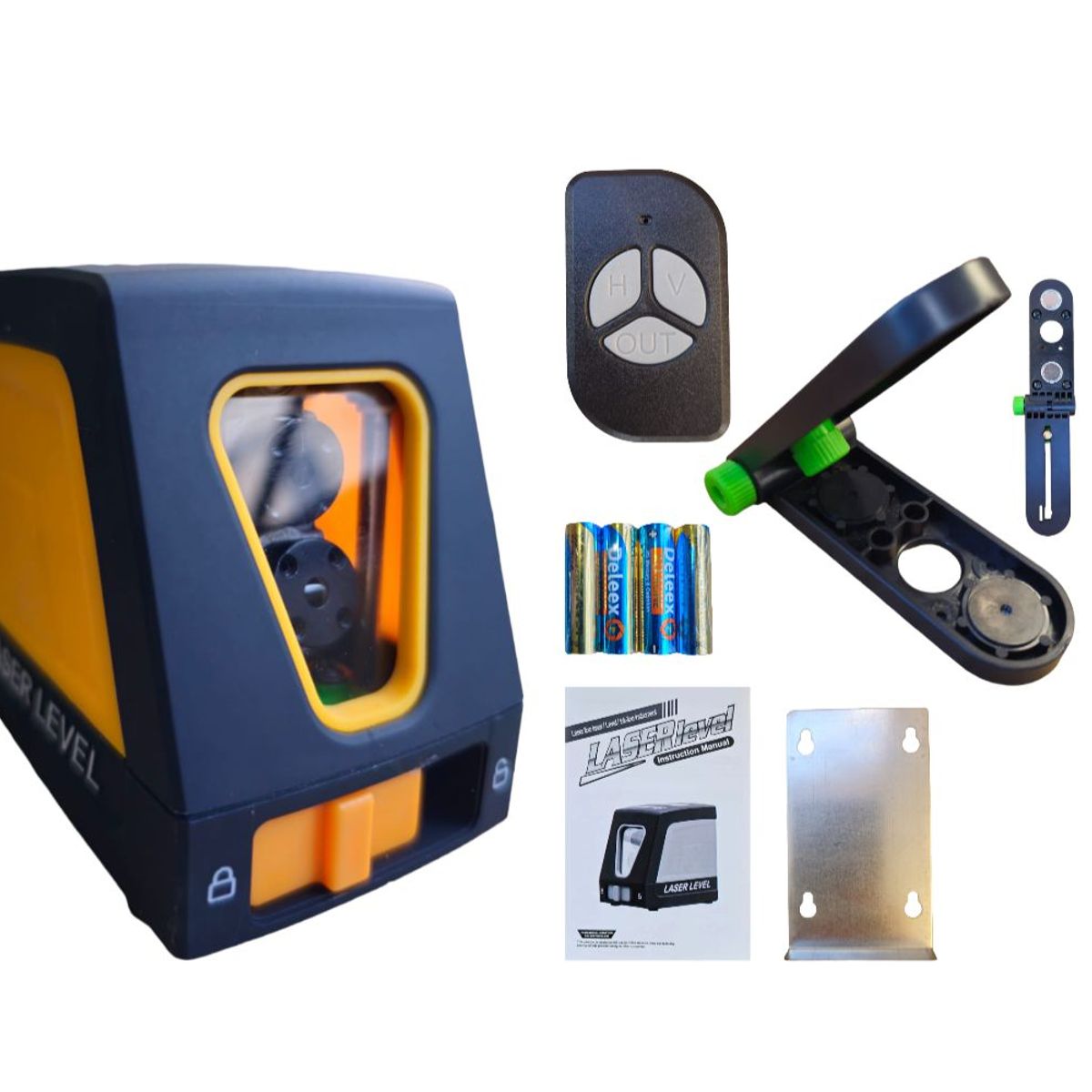 PROTOOL - Nivel Laser Autonivelante 2 Lineas Verde Con Base Magnética + Control