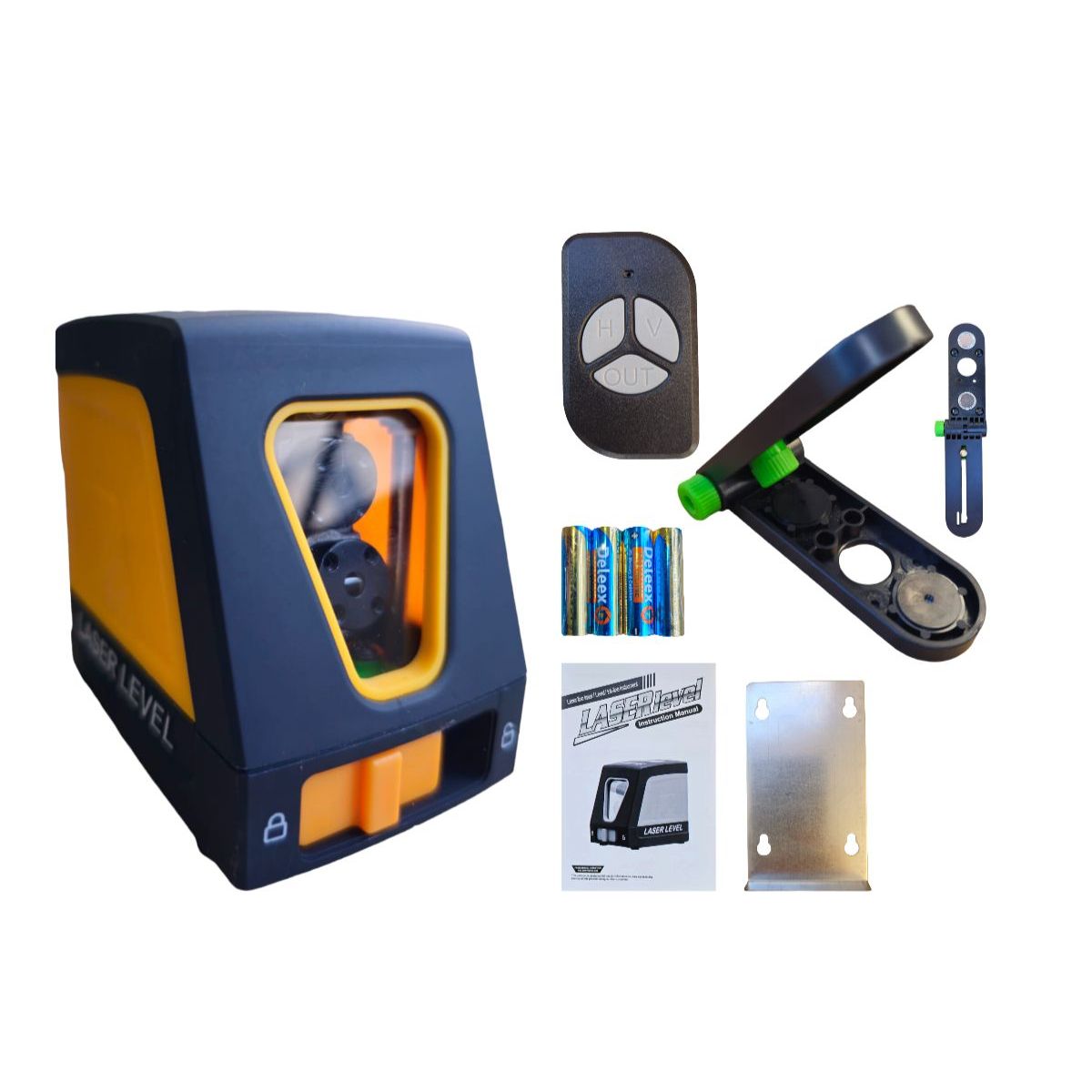 PROTOOL - Nivel Laser Autonivelante 2 Lineas Verde Con Base Magnética + Control