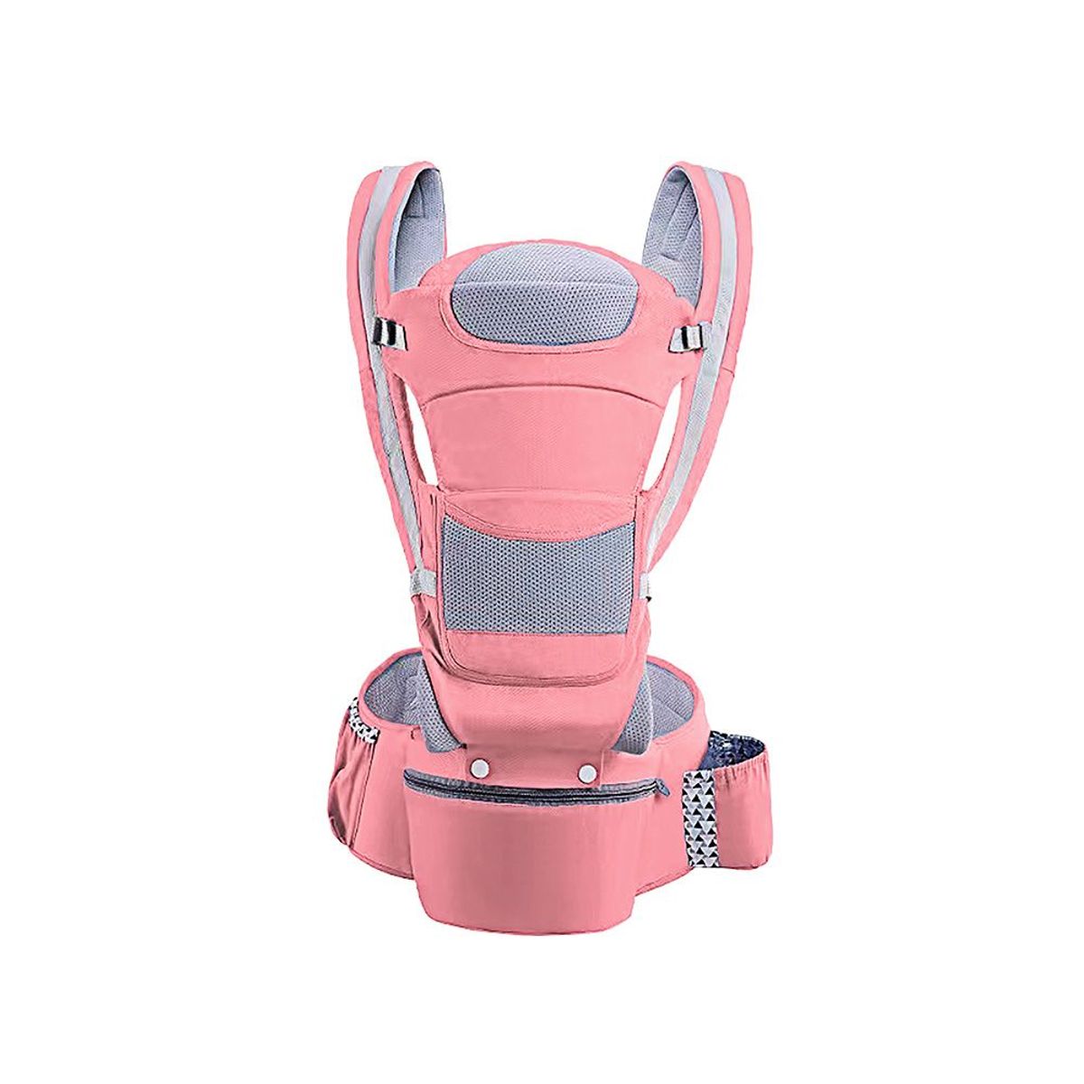 STAY ELIT - Cargador Canguro Para Bebe Ergonómico Asiento Rosa-