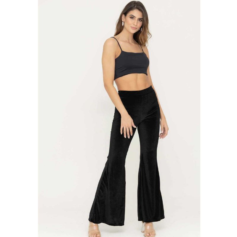 RAGGED - Pantalon Velvet Negro Ragged.