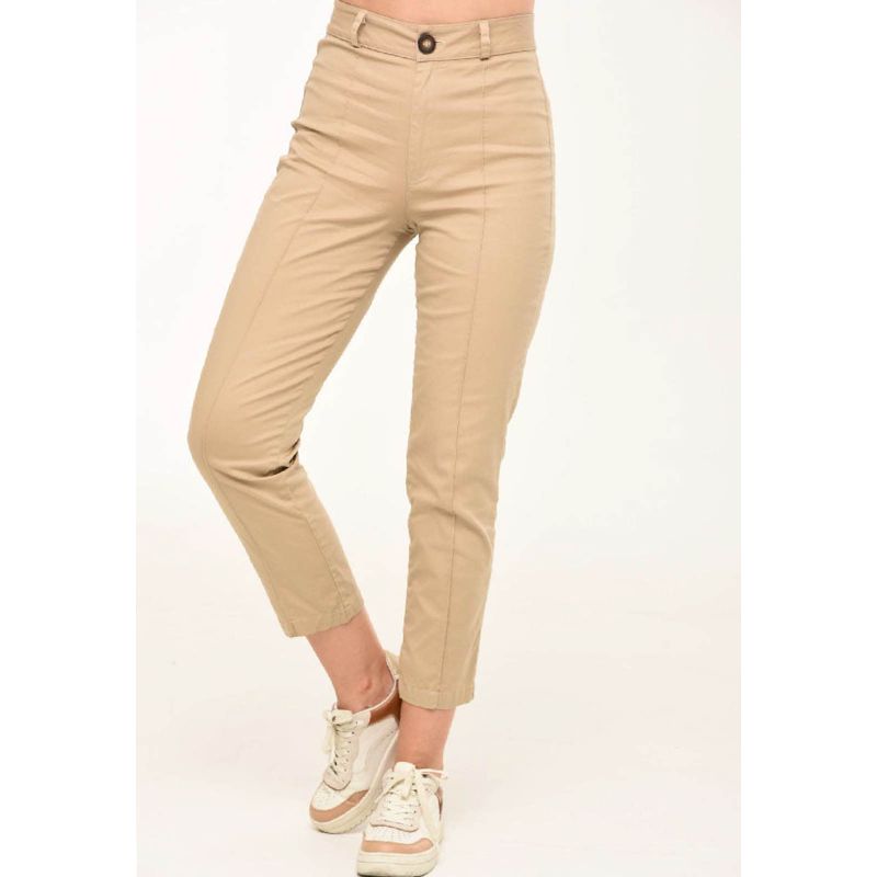 RAGGED - Pantalon Gorgona Beige Ragged.