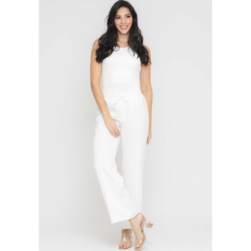 RAGGED - Pantalon Justin Blanco Ragged