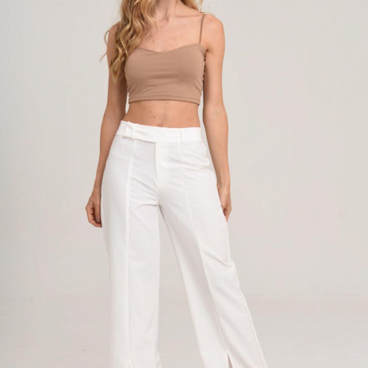 RAGGED - Pantalon Roma Blanco Ragged.