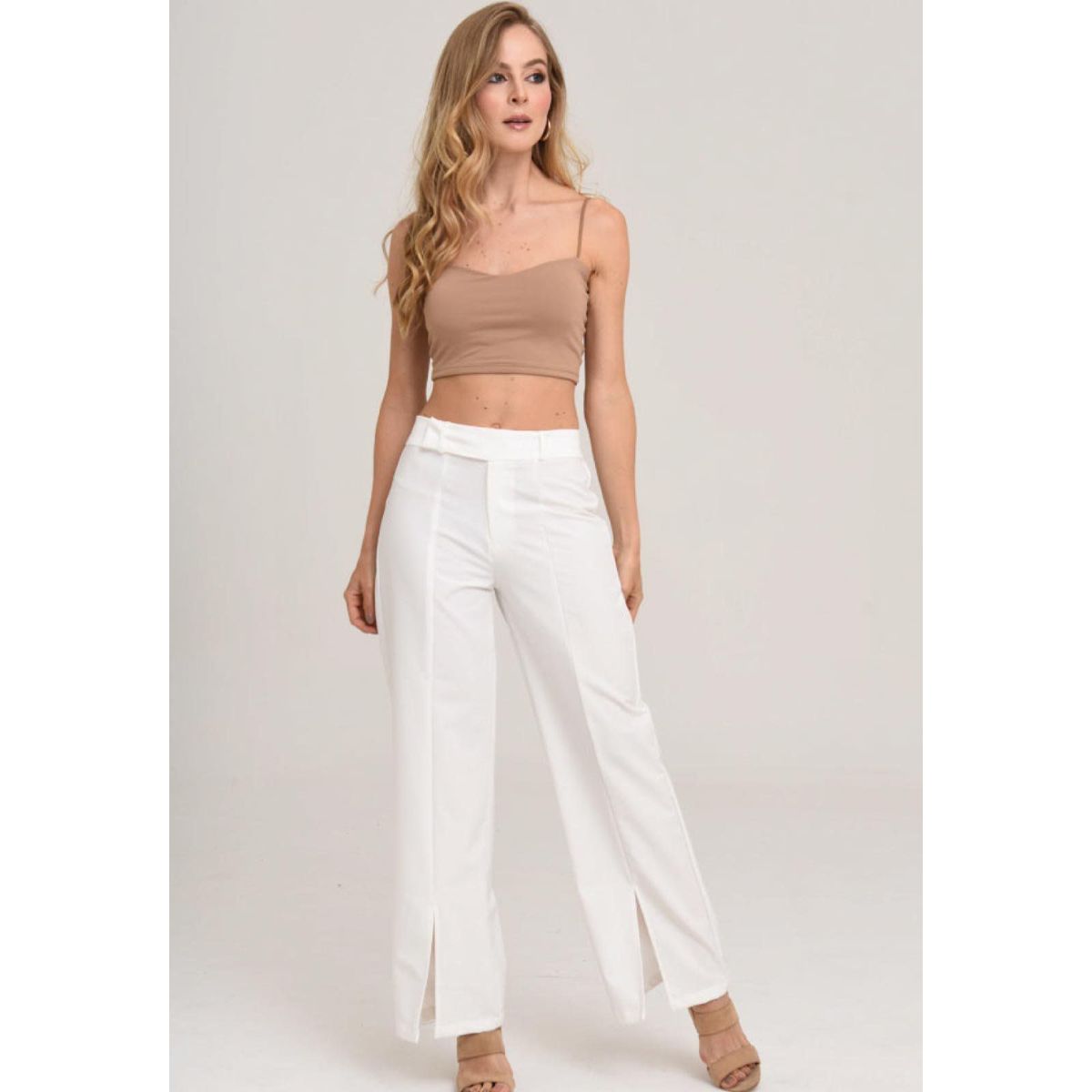 RAGGED - Pantalon Roma Blanco Ragged.