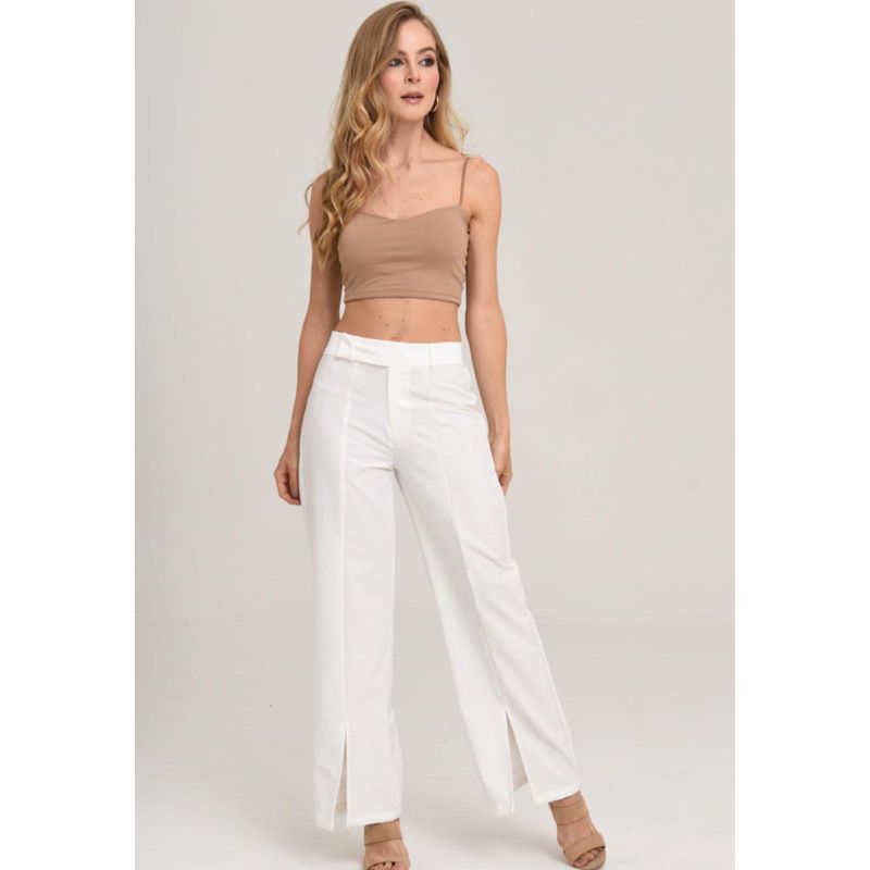 RAGGED - Pantalon Roma Blanco Ragged