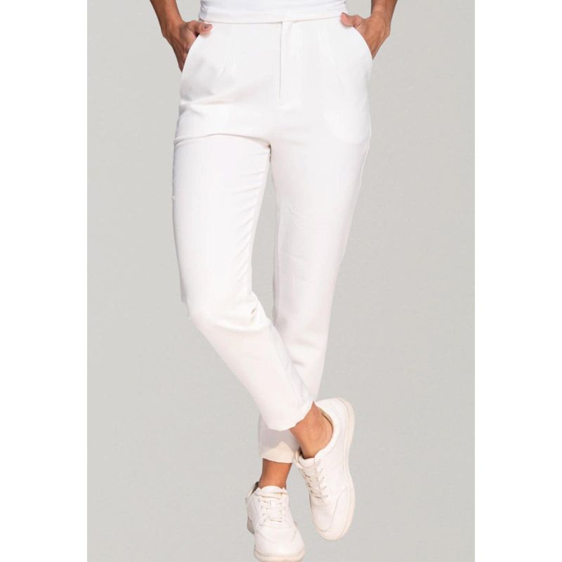 RAGGED - Pantalon Oporto Blanco Ragged