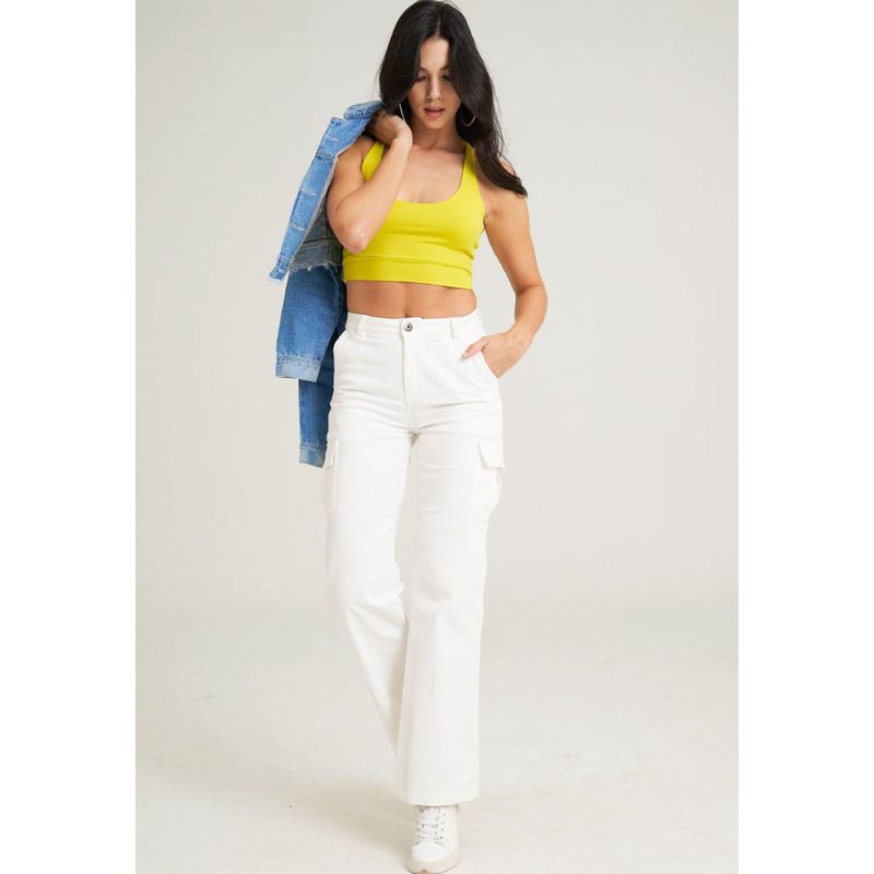 RAGGED - Pantalon Zamolo Blanco Ragged