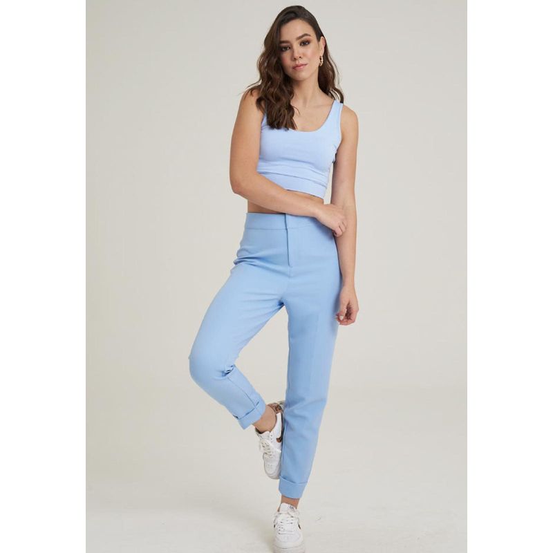 RAGGED - Pantalon Sabana Azul Ragged