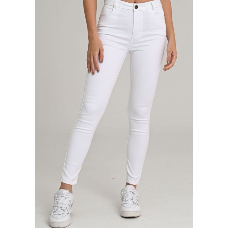 RAGGED - Pantalon Perlatta Blanco Ragged