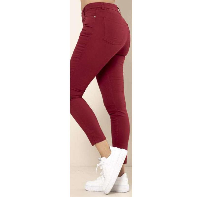 RAGGED - Pantalon Zara Twill Rojo Ragged