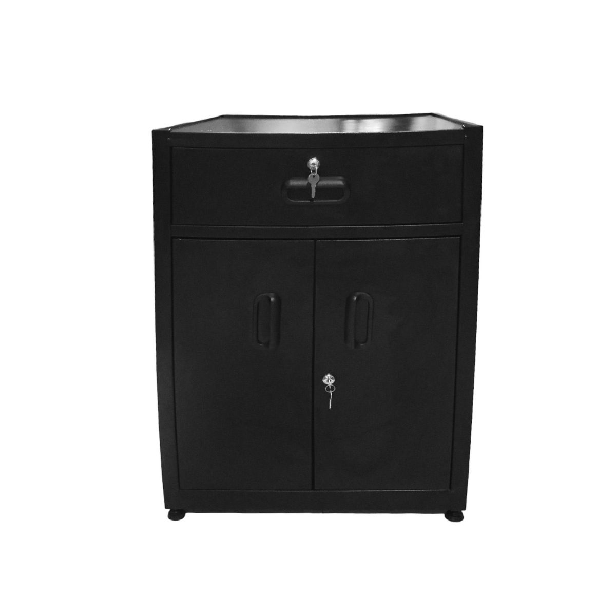 GENERICO - Mueble Metalico Con Cajon Para Estufa De Mesa 4 Puestos Multiusos